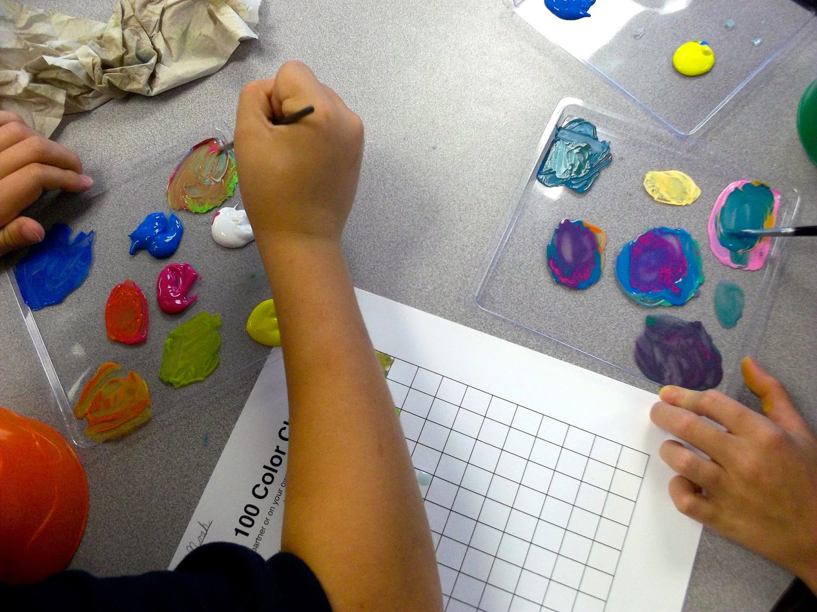 Exploring Color Theory with Finger Painting