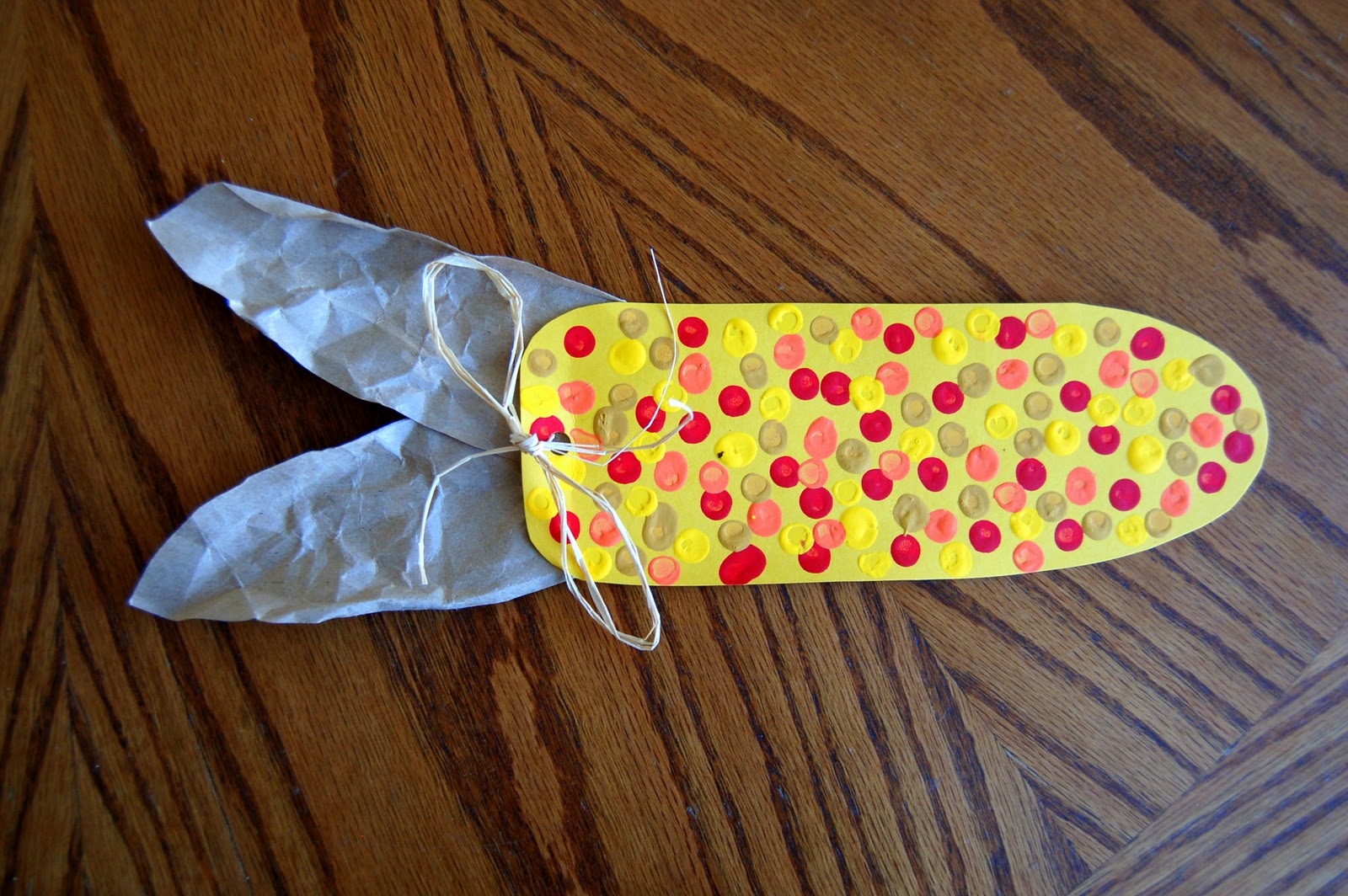 Thanksgiving Reenactment and Indian Corn Craft ~ She's Crafty