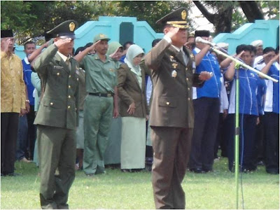 KOMANDAN KODIM 0725/SRAGEN MENGHADIRI UPC. HARI PAHLAWAN DI PEMKAB SRAGEN