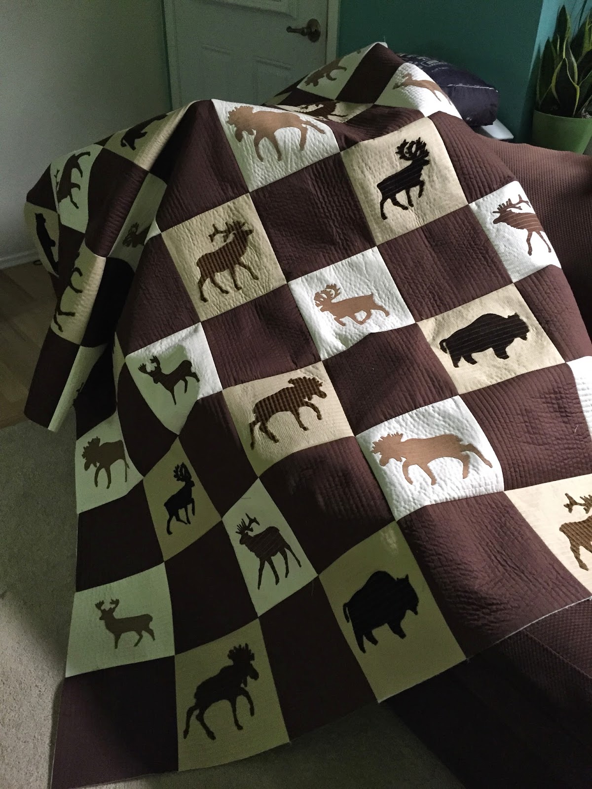 Warm under the quilt The best finish ever!!