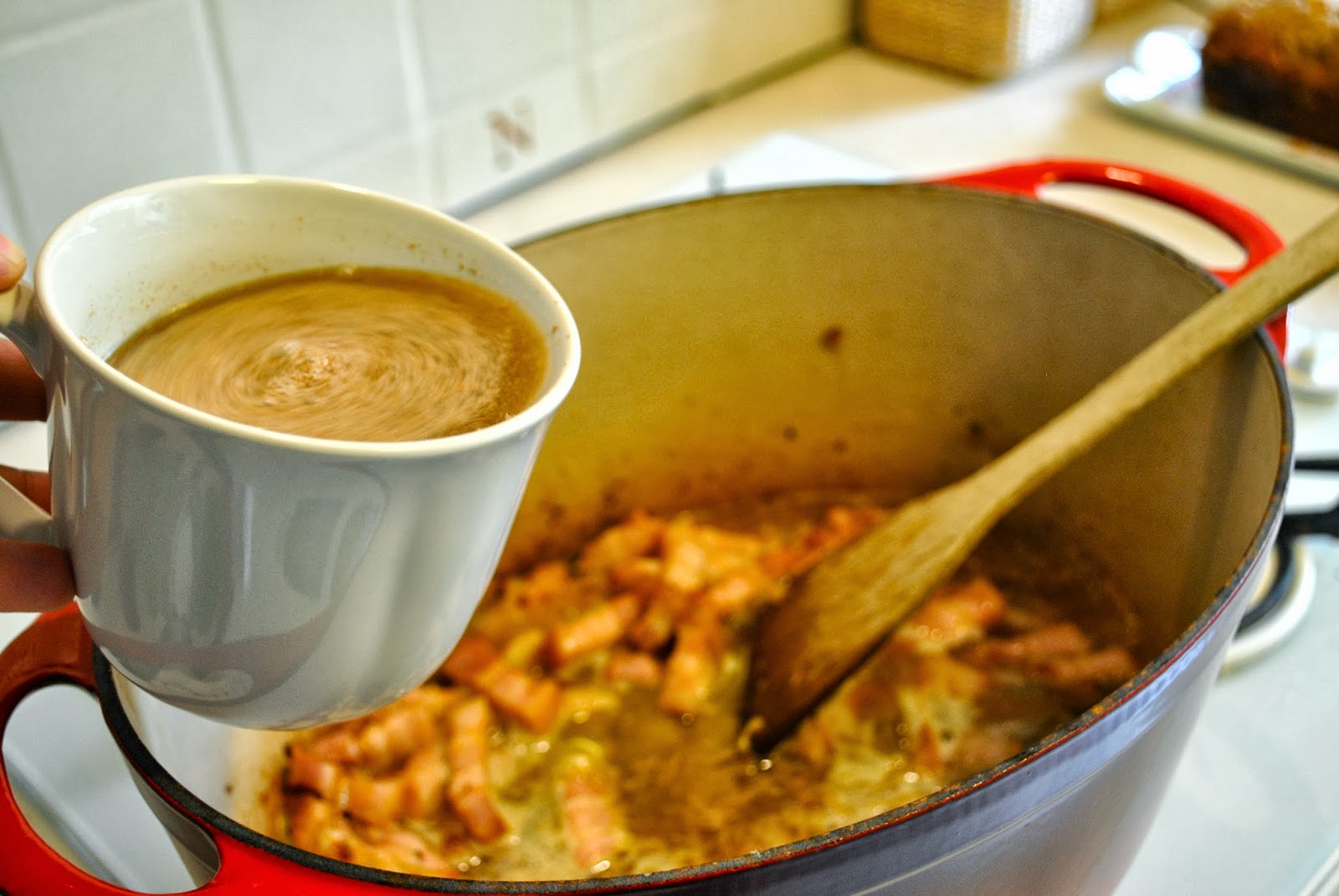 to my french cuisine ! Pork in casserole (roti de porc "bonne