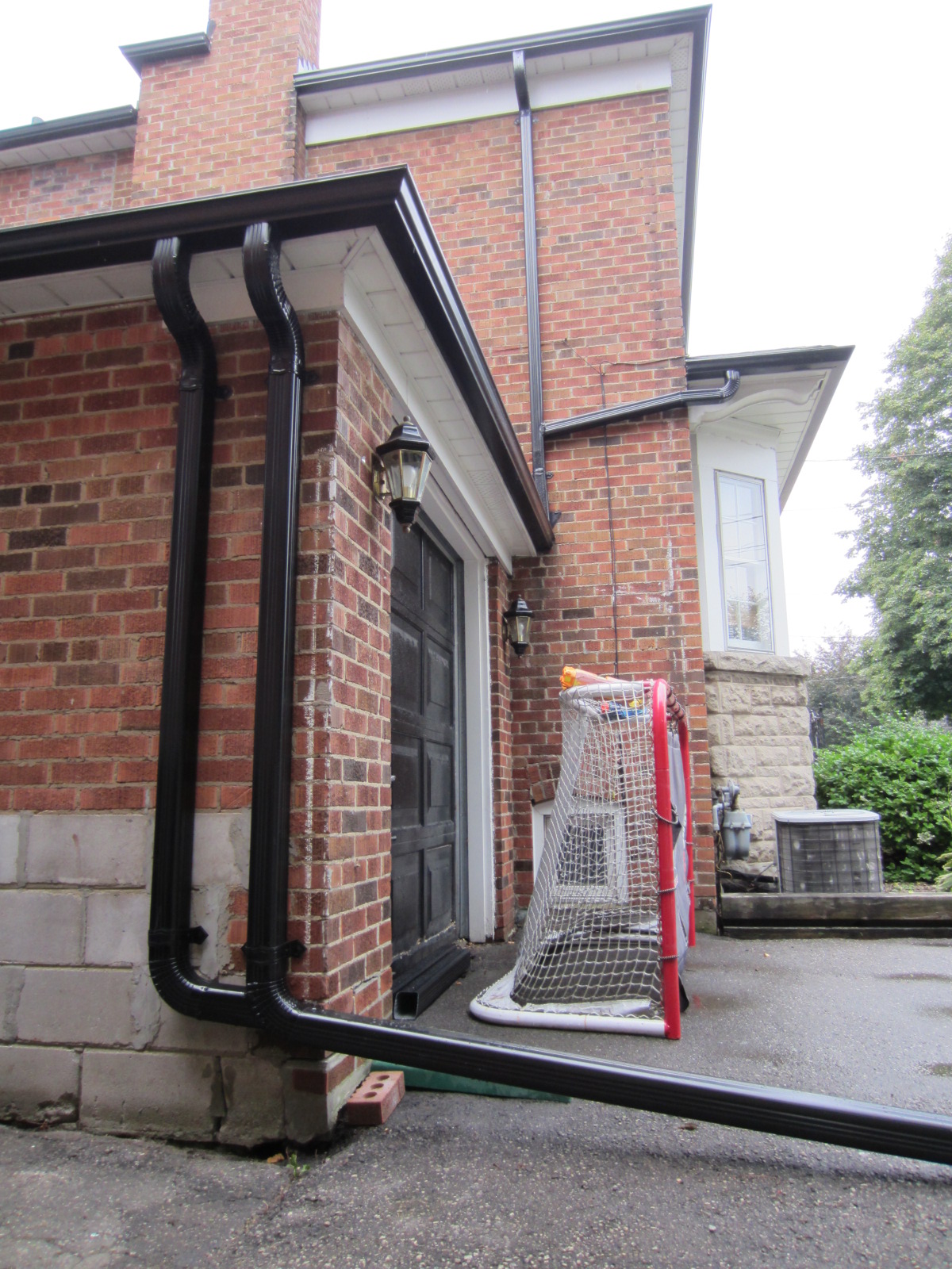 Toronto Eavestroughing Double Barrel Downspouts