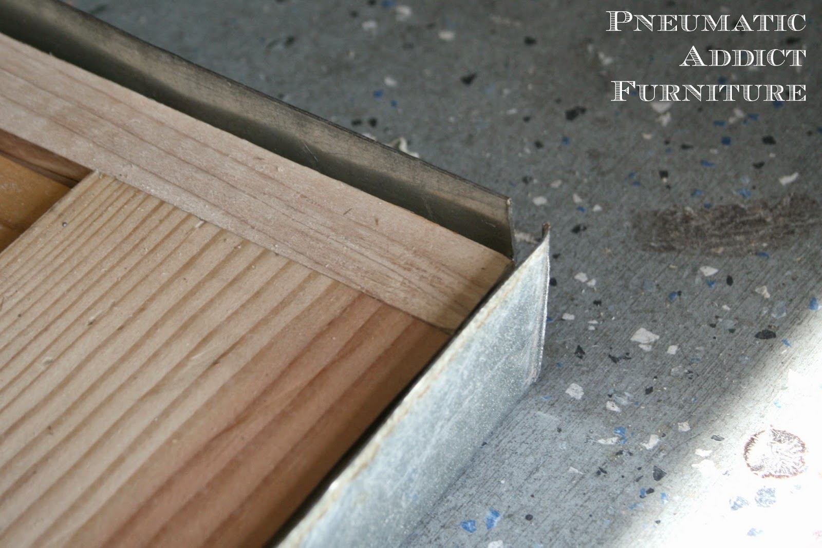 Pneumatic Addict Zinc Top Coffee Table Tutorial Pottery Barn KnockOff