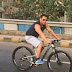 Salman Khan hits Mumbai streets on a bicycle
