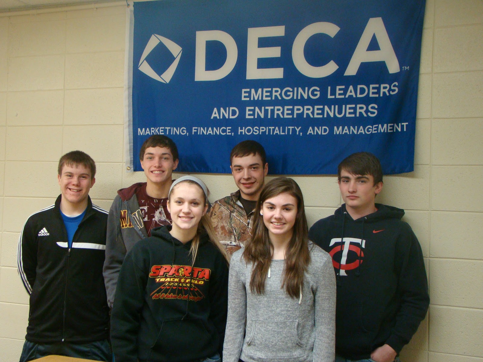 Congratulations to the Sparta DECA students who will compete at the