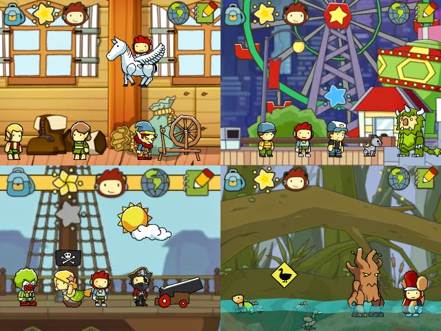 Perguntas sobre Scribblenauts Unmasked quanto aos conceitos de