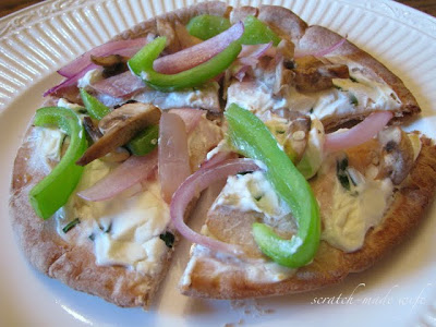 healthy pita pizza recipe