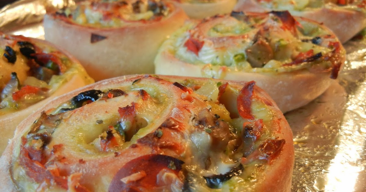 Mika's Pantry Pesto Alfredo Pizza Rolls