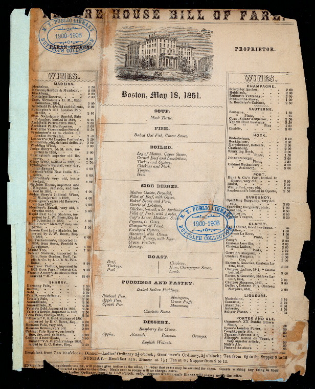 Using Vintage Menus As Decor Shine Your Light