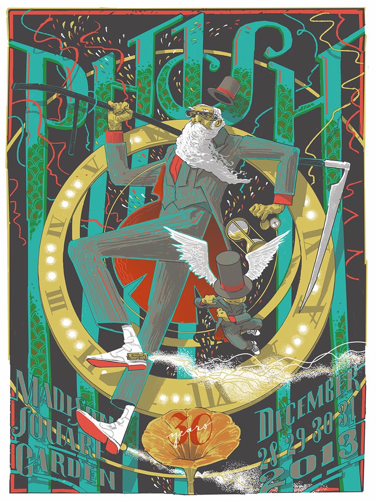 York pennlive fireworks INSIDE THE ROCK POSTER FRAME BLOG: Phish New York Rich Kelly MSG Poster On Sale Details