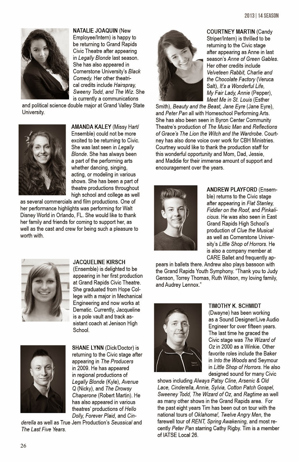 9 TO 5 THE MUSICAL: Cast Bios1035 x 1600