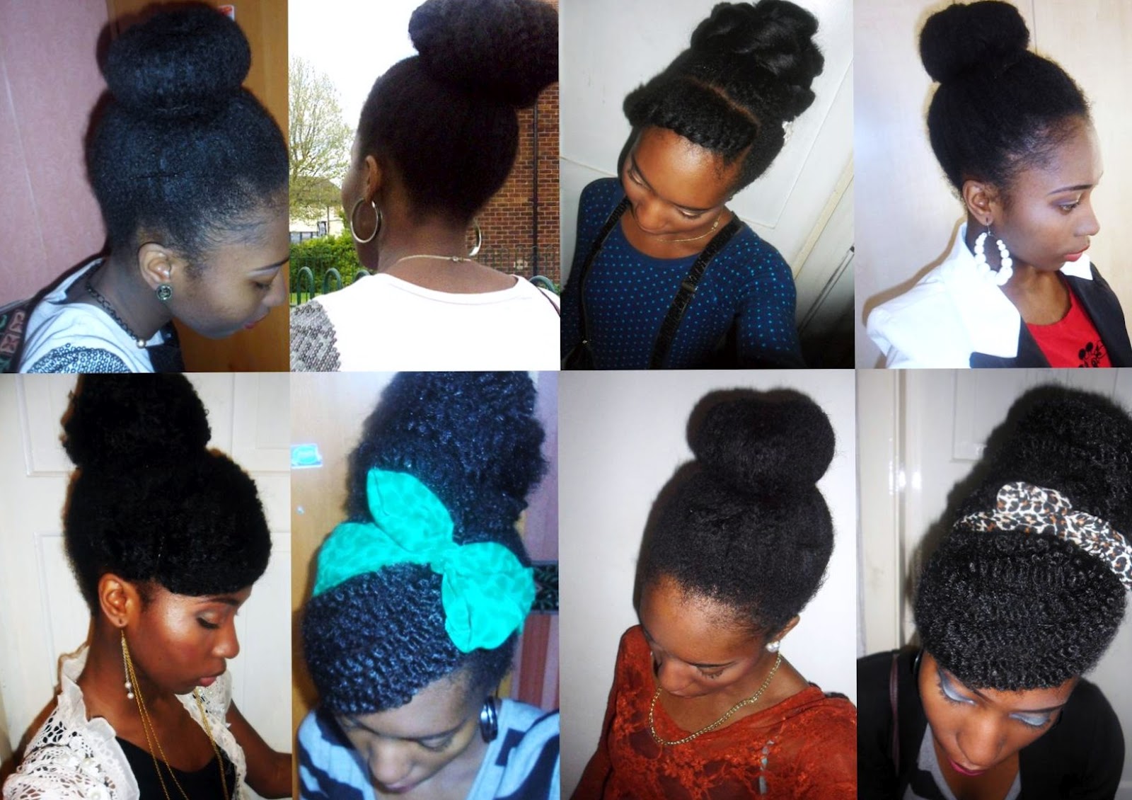 Project Rayray Natural Hair Protective Style Buns