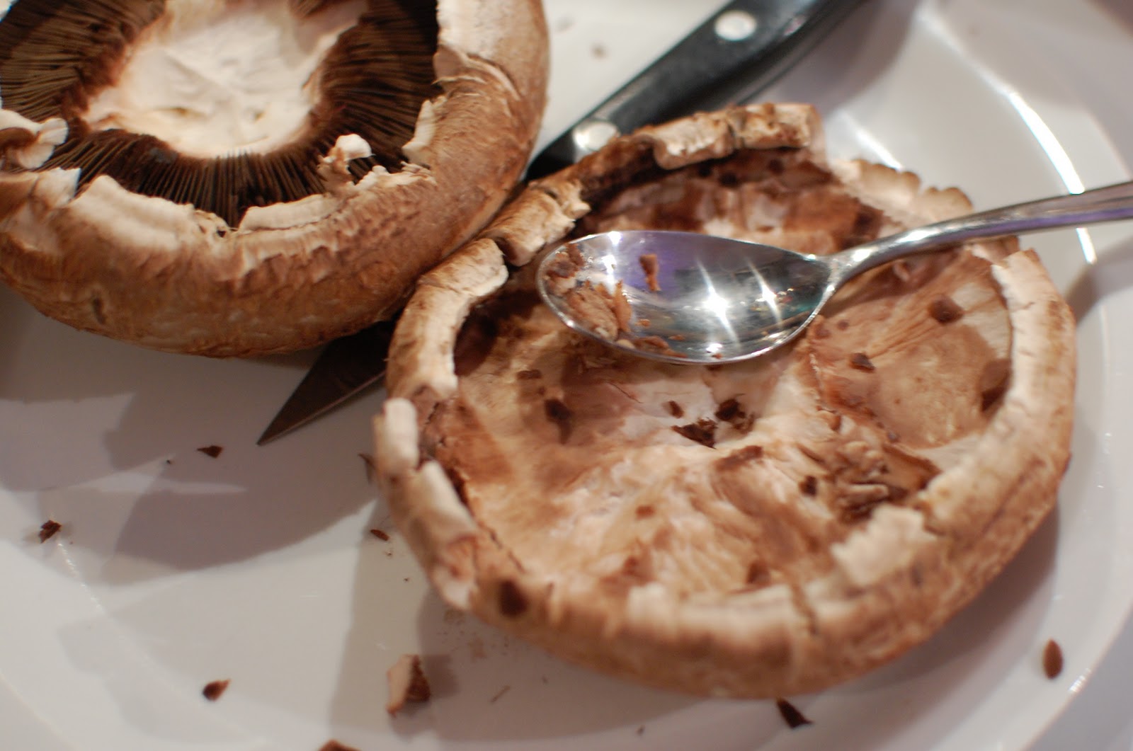 Reckless Abandon: Spinach and Feta Stuffed Portabella Mushrooms