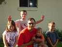 chris and my kids 2010