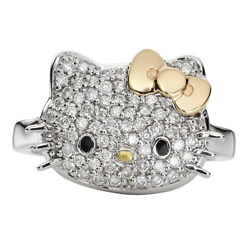 using a choice of materials of gold and dazzling diamonds that you can order your own there are many cute collection of hello kitty wedding rings here - Hello Kitty Wedding Ring using a choice of materials of gold and dazzling diamonds that you can order your own there are many cute collection of hello kitty wedding rings here - Hello Kitty Wedding Ring