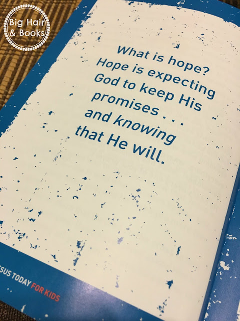 What is Hope ? Quote from Jesus Today Devotions for Kids by Sarah Young #FlyBy #JesusTodayKids #kidlit #mustread #devotional