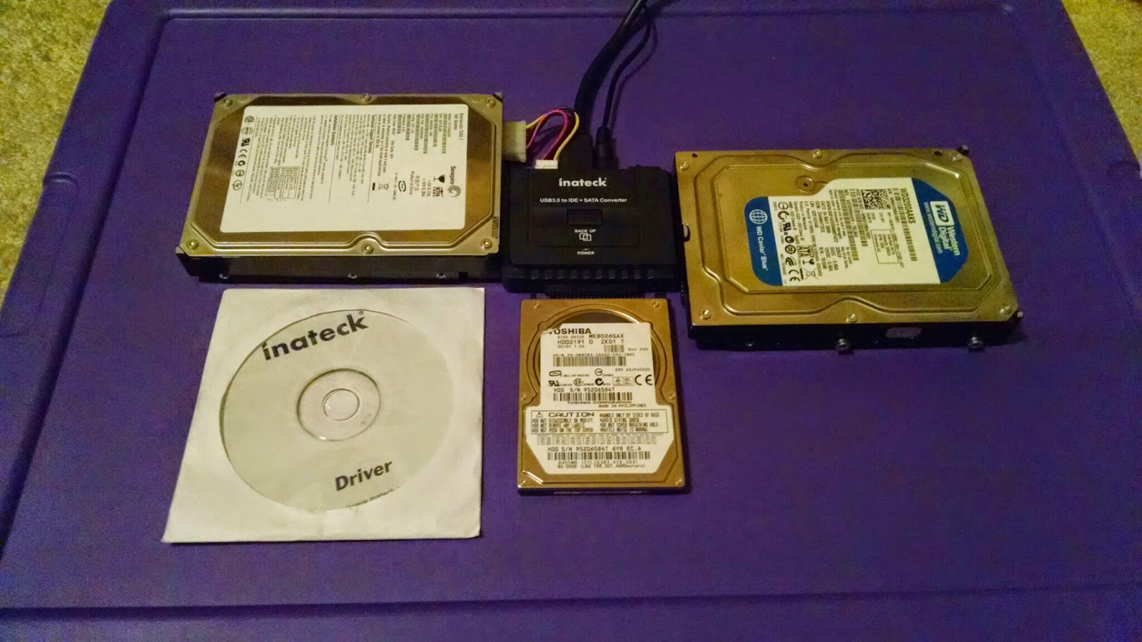 Big Boys Toys Inateck USB 3.0 to IDE + SATA Converter Review ( Model