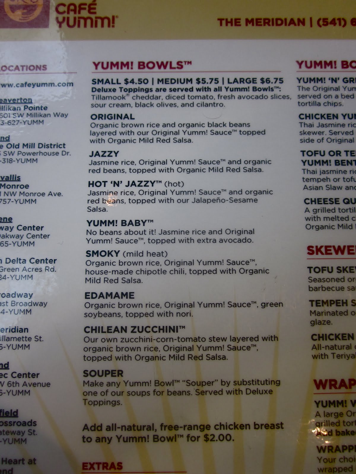 Cookies N' Crumbles Bountiful Bowls at Cafe Yumm!