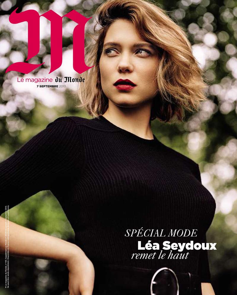 Léa Seydoux - Le Monde M Magazine September 2013 - Magazine-Photoshoot