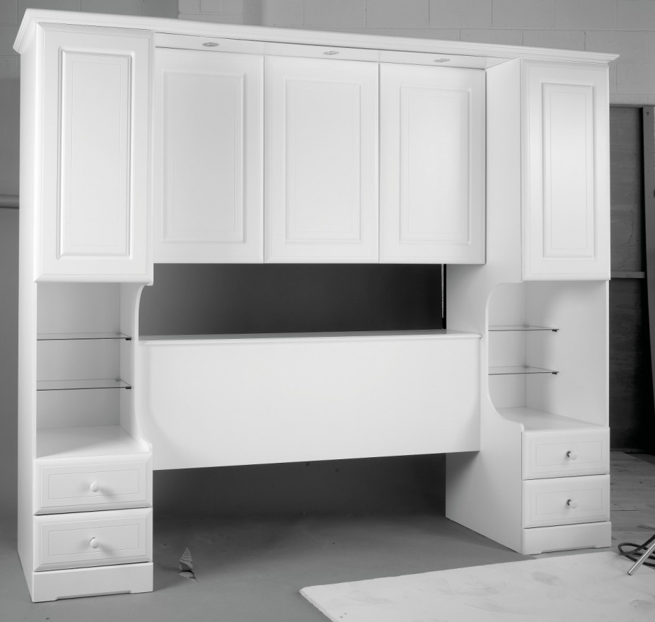 Apartment bedroom design, Bedroom Wardrobe over bed