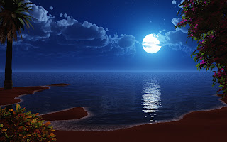 moon  widescreen desktop wallpaper