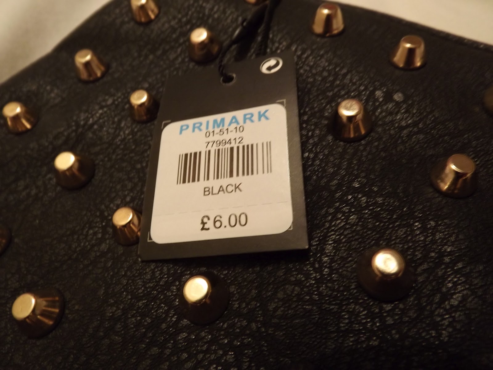 Oooooh Pretty Fashion Must Have Primark Studded Clutch Bag