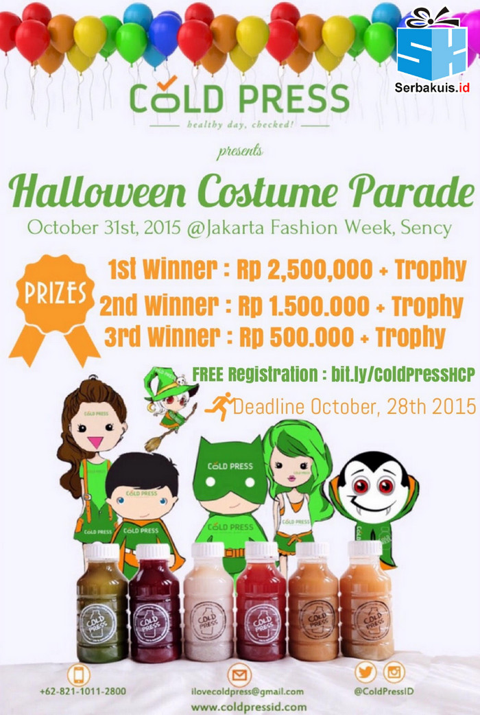 Cold Press Indonesia Halloween Costume Parade Cold Press Indonesia Halloween Costume Parade
