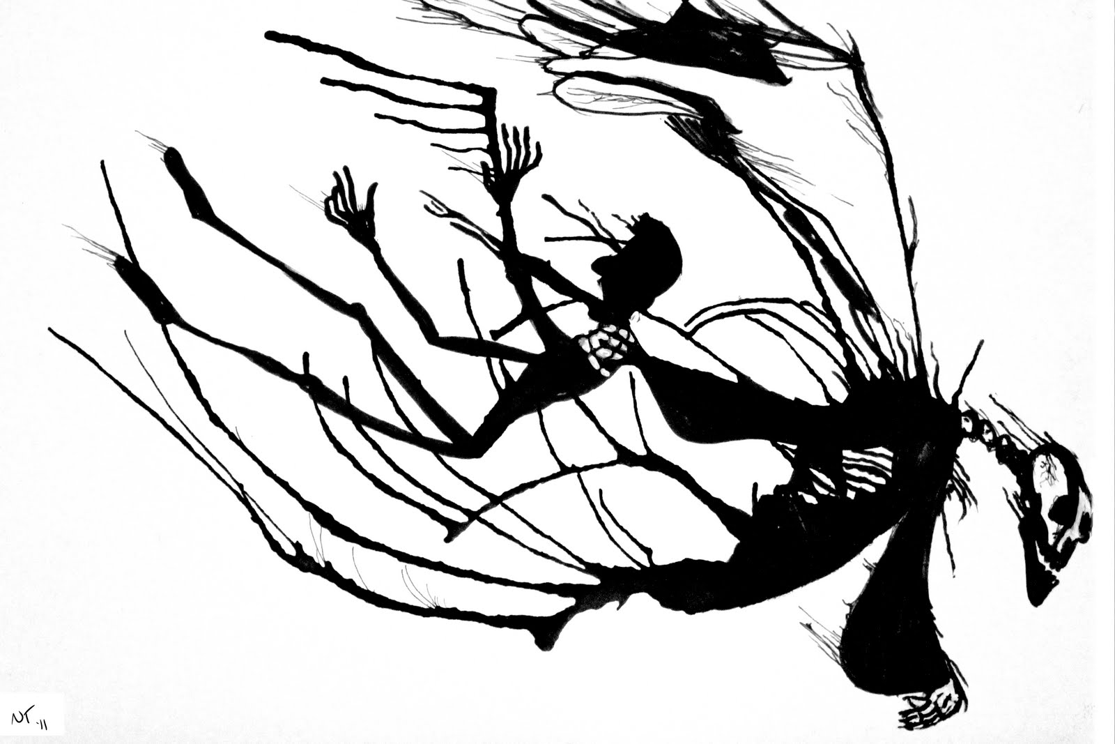 Nate's Art Ink doodles