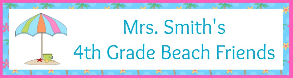 Mrs. Smith's 4th Grade Beach Friends