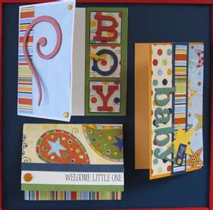 Bisarbeat: New baby boy cards
