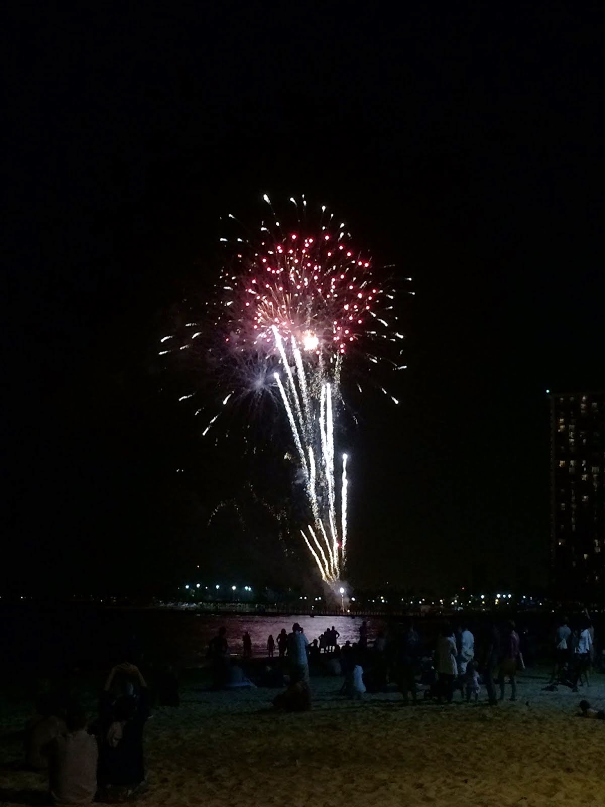 Friday Night Fireworks provided by the Hilton Hawaiian Village