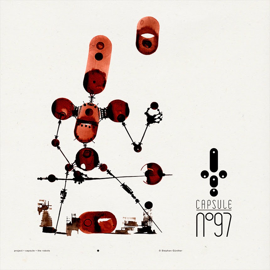 STEPHAN GÜNTHER Capsule Robots No 97 No 98 No 99