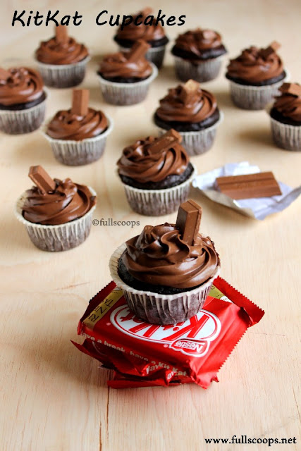 KitKat Cupcakes