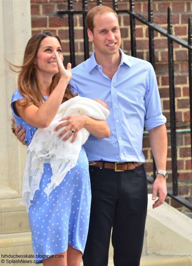 Duchess Kate William and Kate Take Baby Cambridge to Bucklebury