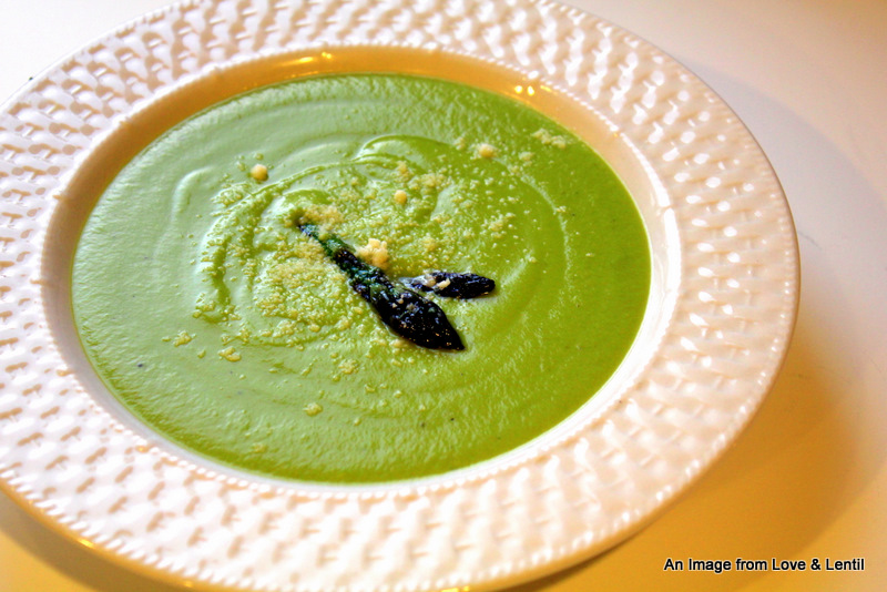 Love & Lentil Asparagus Soup