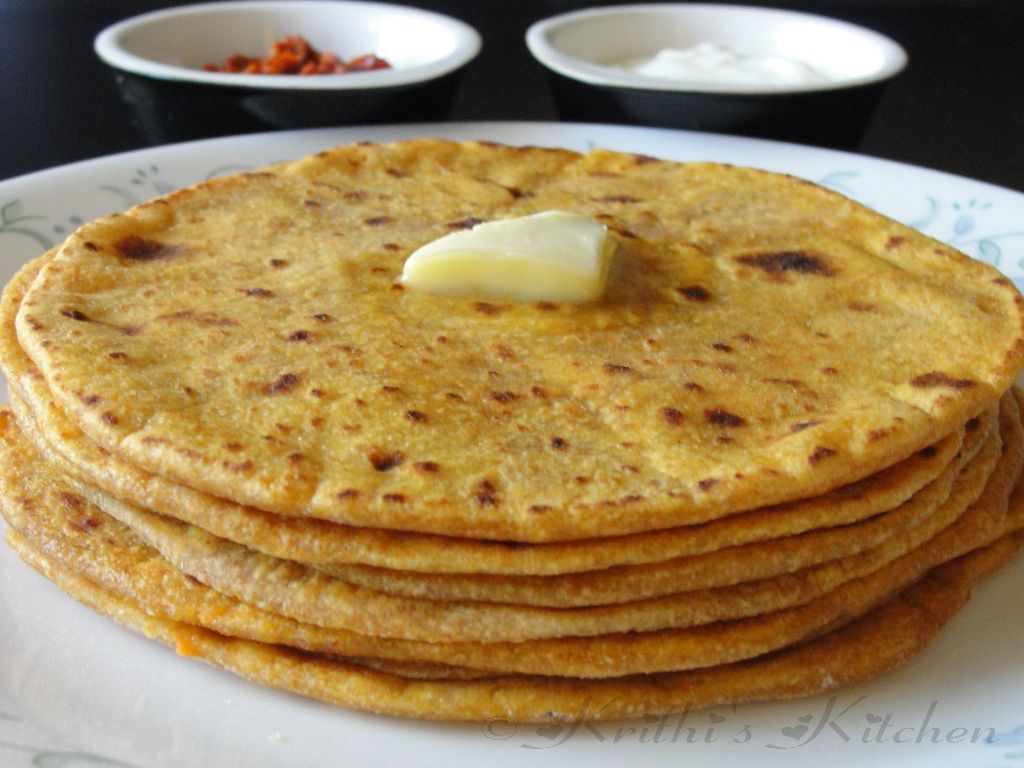 Krithi's Kitchen Sweet Potato Paratha Roti Paratha Recipes