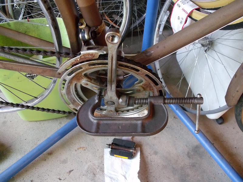 Hugh`s bicycle blog Rusty Raleigh Sprite Restoration Part 1