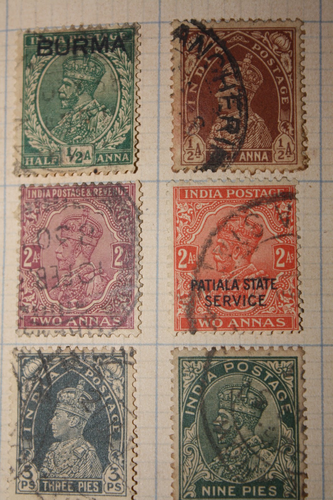 Stamps & Antique Store Old India Postage Stamps