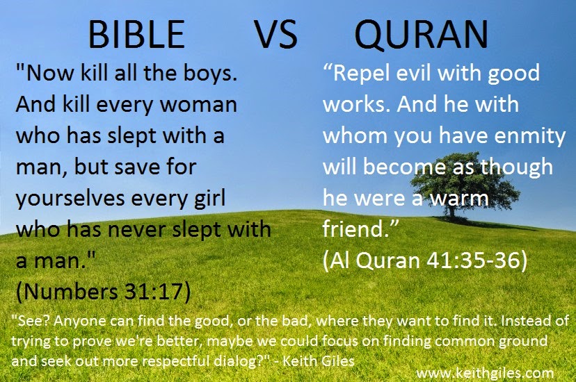 Quran and bible comparison