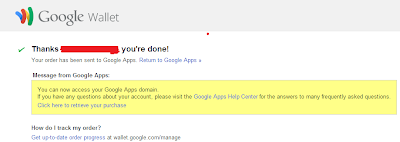 Google Apps Domain Registration - domain registration finished!