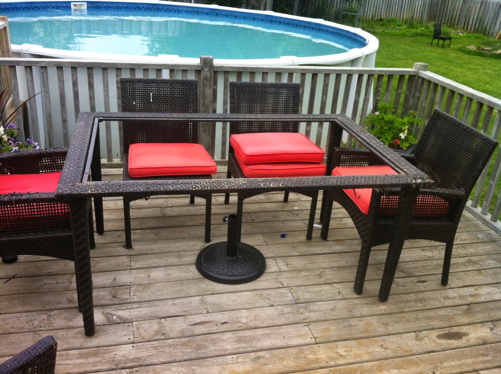 Re Vamped Patio Table Days Gone By Candle