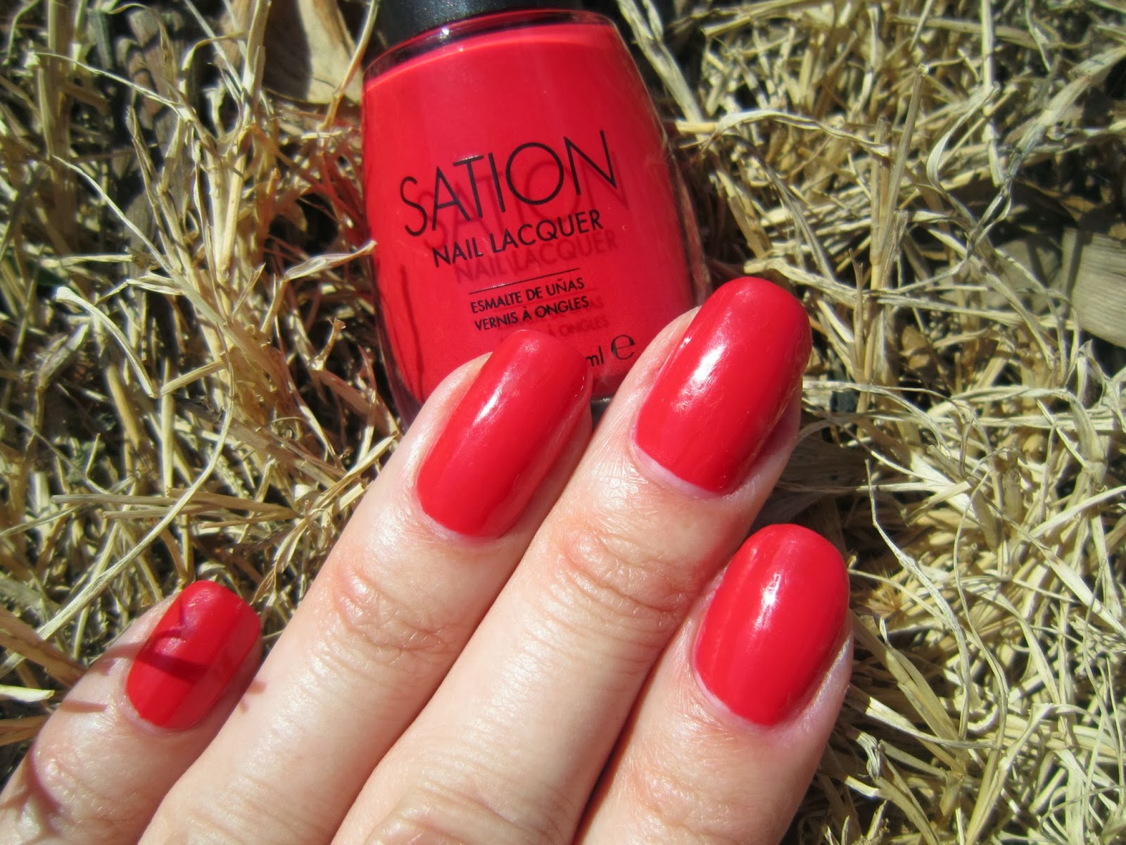 Concrete and Nail Polish Sation Peppermint Pedi