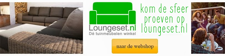 Voor meer loungesets, tuinmeubelen en tuin inspiratie, ga naar onze webshop loungeset.nl
