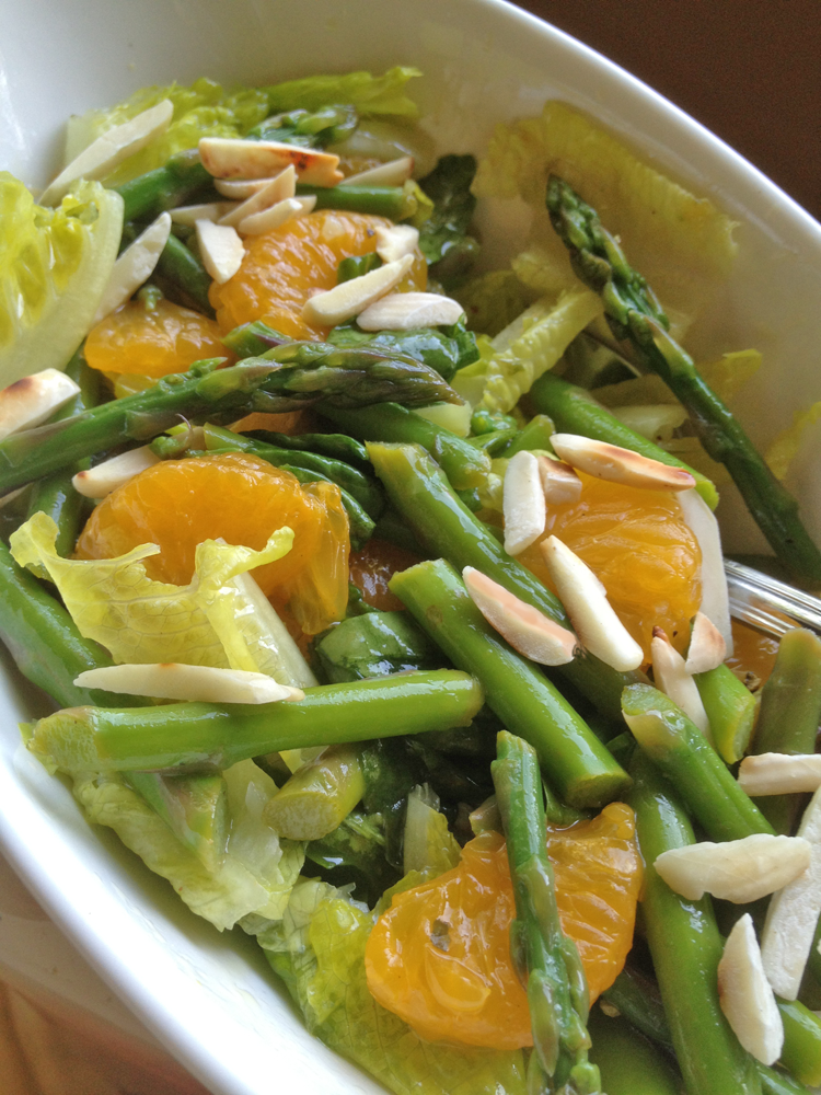 A Kitchen Takes Root Asparagus and Mandarin Orange Salad
