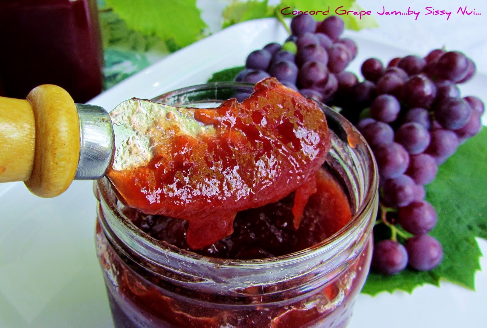 Let's eat......simple! Concord Grape Jam