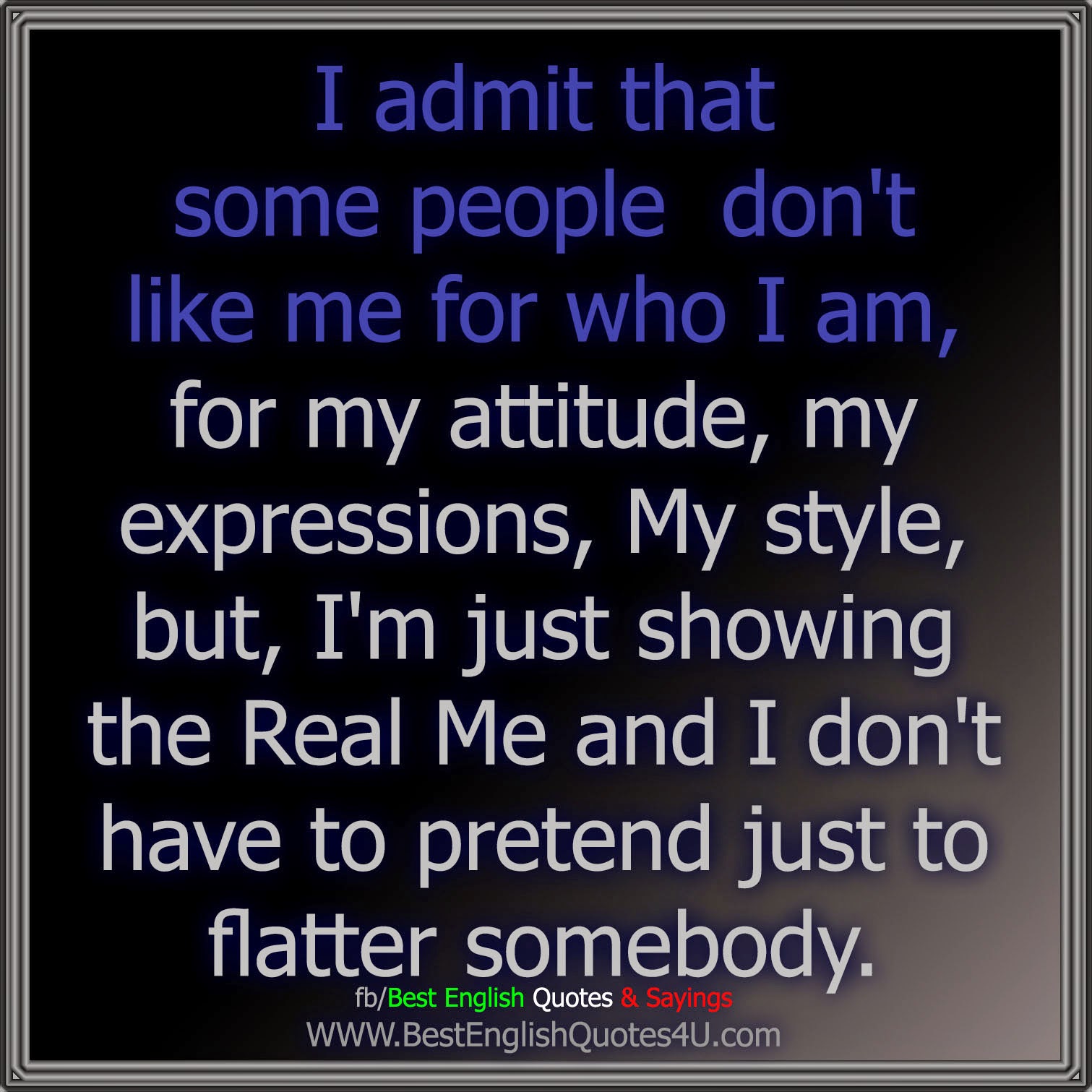 I admit that some people don