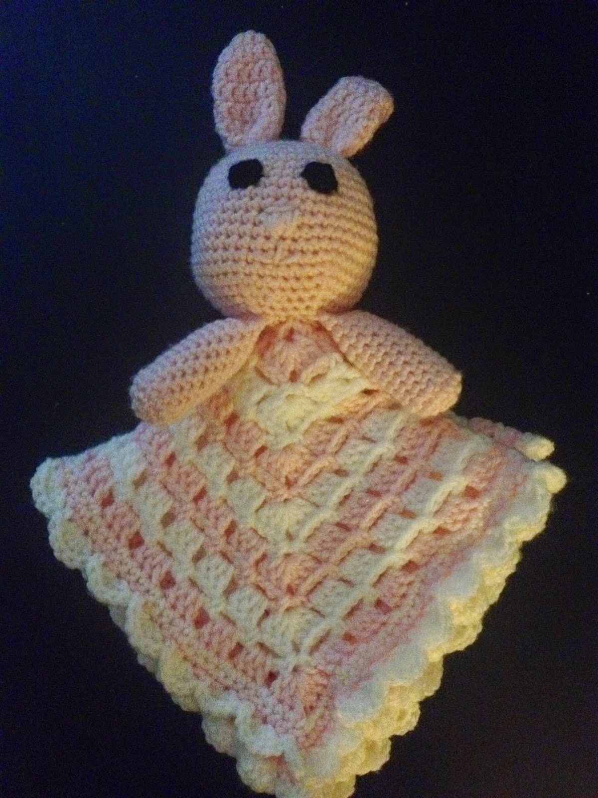 Arya's Creations Simple Bunny Lovey Blanket