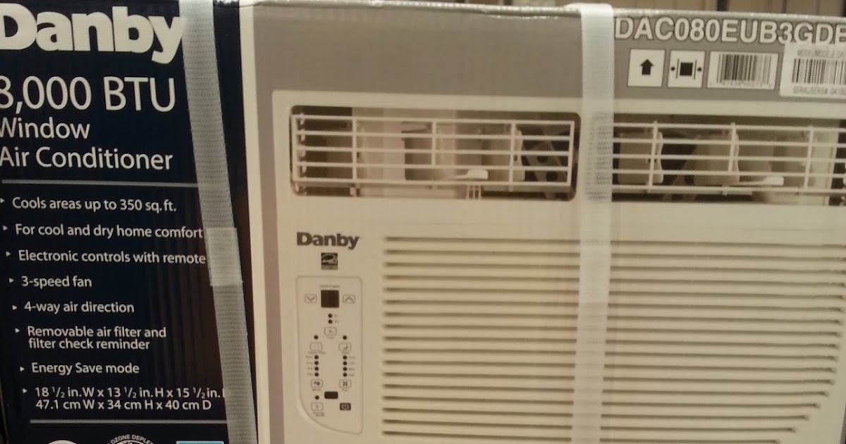 Danby DAC080EUB3GDB Window Air Conditioner (8000 BTU) Costco Weekender