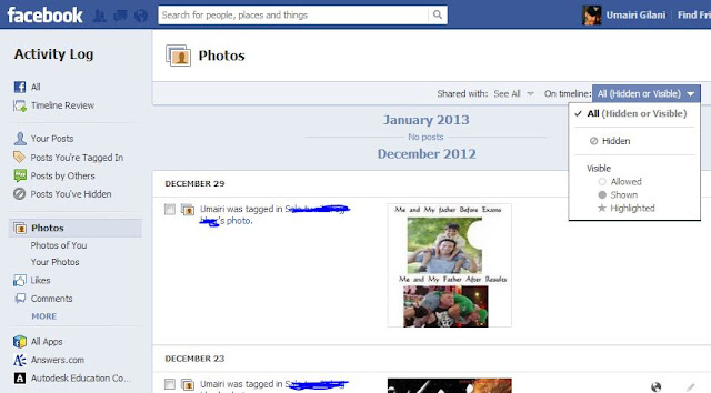 Facebook Privacy Photo Setting