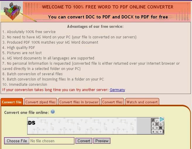 Free Word To Pdf Converter Offline